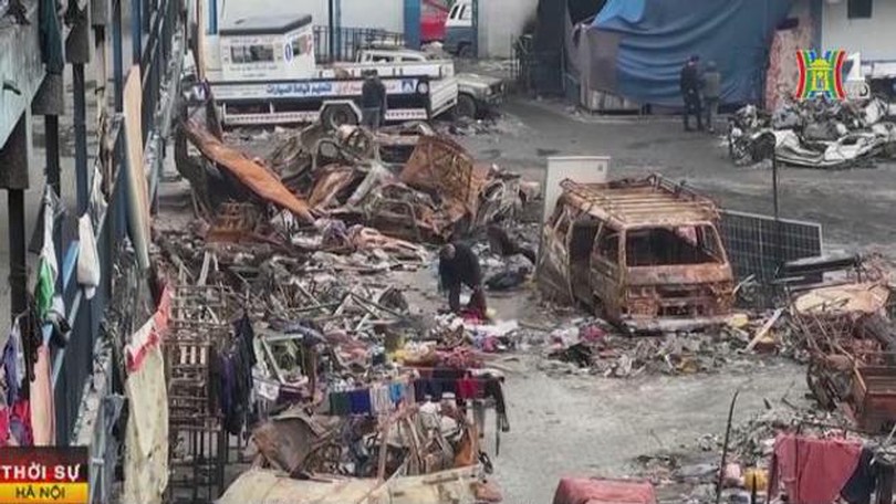 Israel tấn công các mục tiêu trên khắp Gaza
