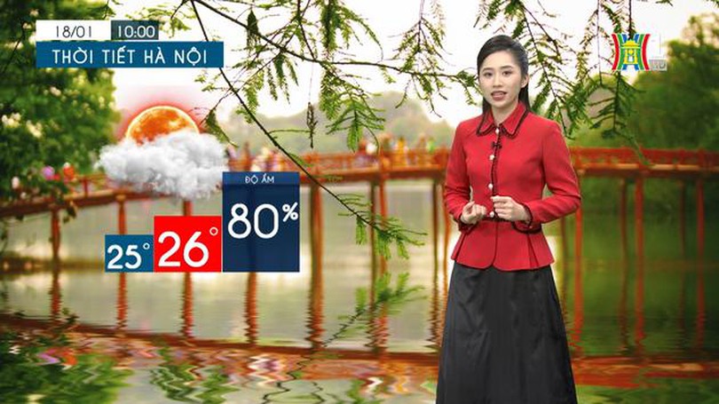 Dự báo thời tiết chiều và tối | 18/01/2024