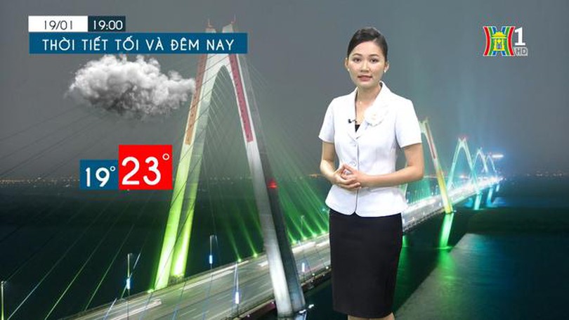 Dự báo thời tiết chiều và tối | 19/01/2024