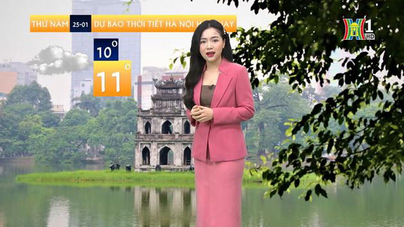 Dự báo thời tiết | 25/01/2024