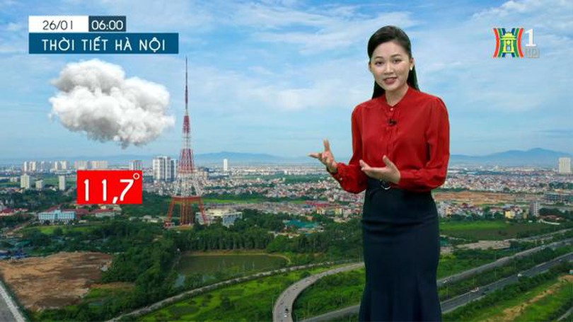 Dự báo thời tiết chiều và tối | 26/01/2024