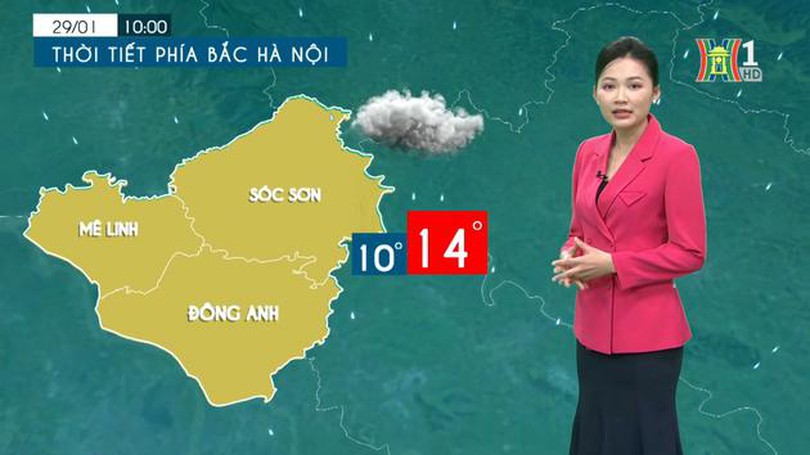 Dự báo thời tiết chiều và tối | 28/01/2024