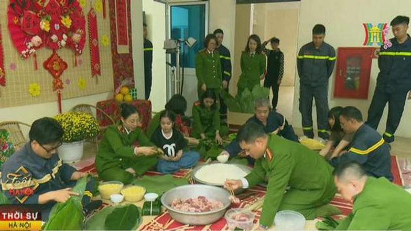 Cùng chiến sĩ phòng cháy chữa cháy đón Tết