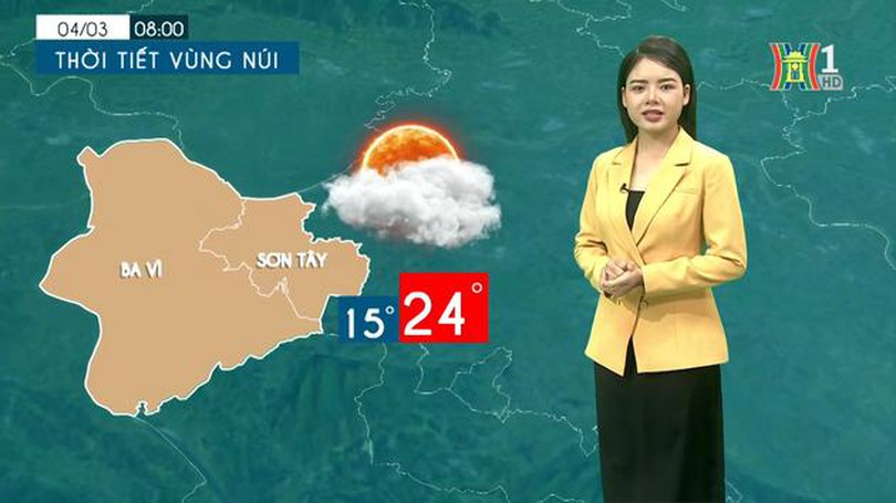 Dự báo thời tiết chiều và tối | 03/03/2024