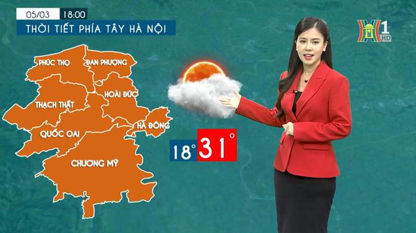Dự báo thời tiết chiều và tối | 04/03/2024