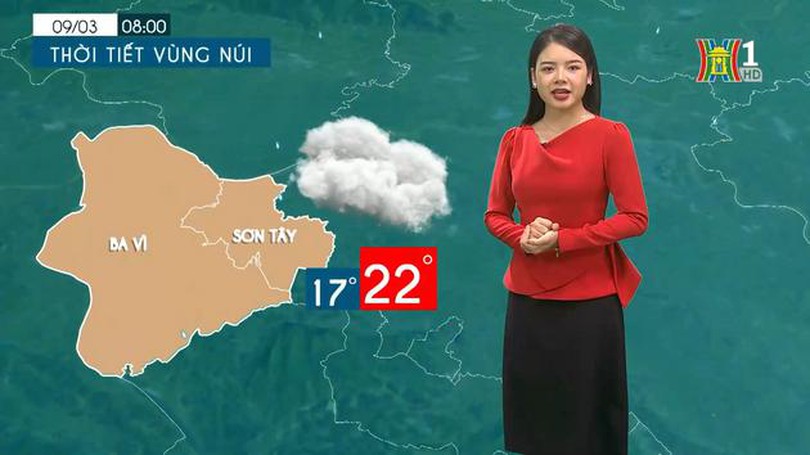 Dự báo thời tiết chiều và tối | 08/03/2024