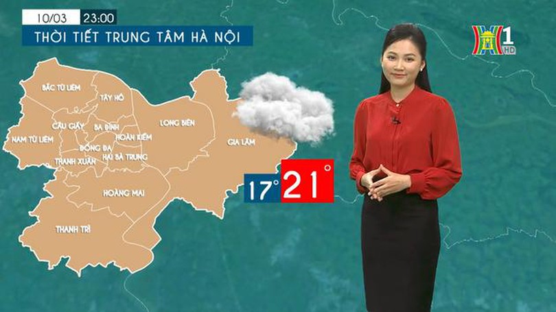 Dự báo thời tiết chiều và tối | 09/03/2024