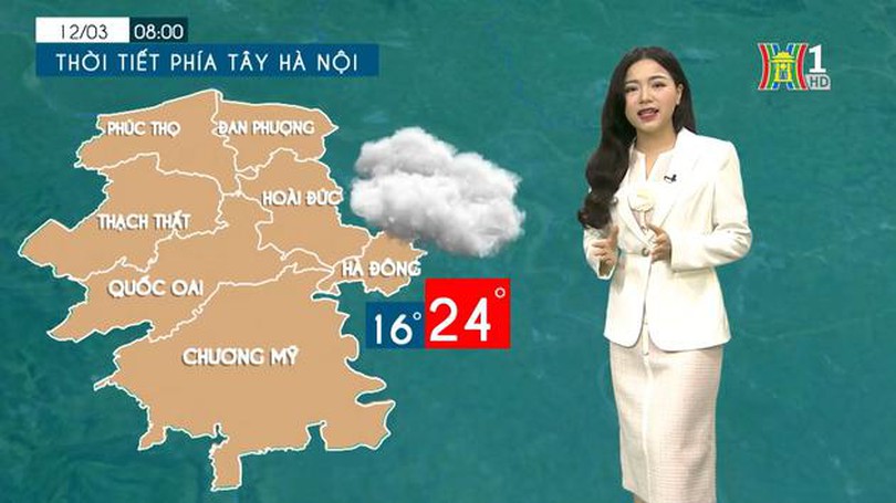 Dự báo thời tiết chiều và tối | 11/03/2024