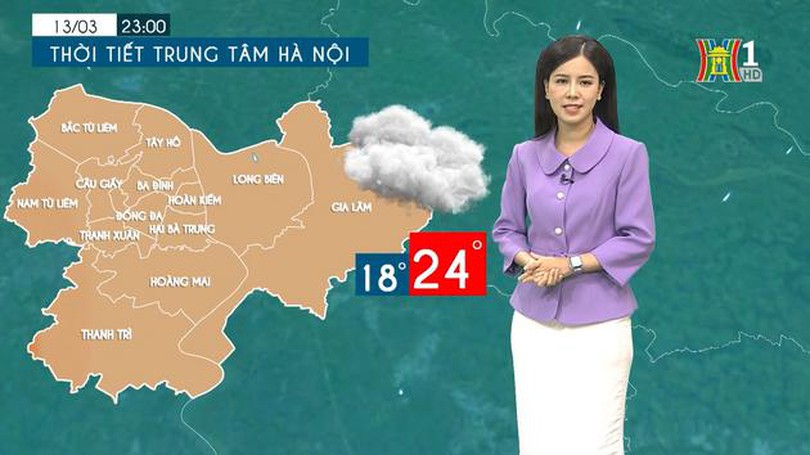 Dự báo thời tiết chiều và tối | 12/03/2024