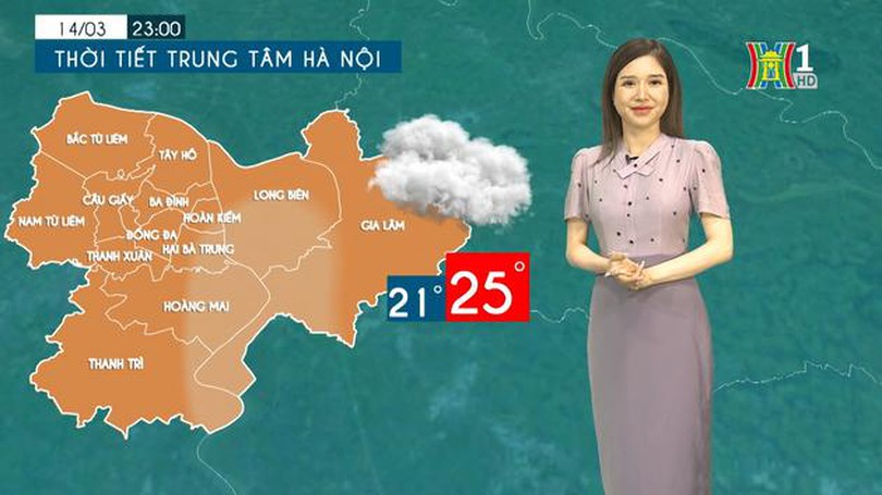 Dự báo thời tiết chiều và tối | 13/03/2024