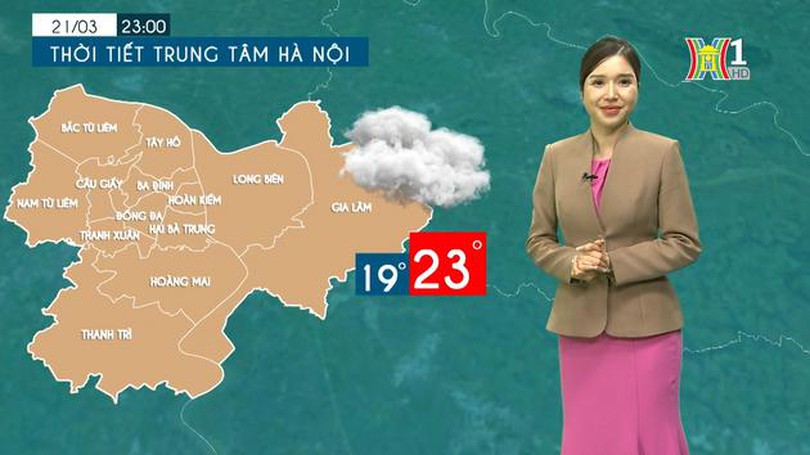 Dự báo thời tiết chiều và tối | 20/03/2024