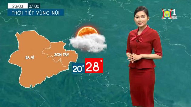 Dự báo thời tiết chiều và tối | 22/03/2024