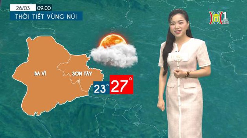 Dự báo thời tiết chiều và tối | 25/03/2024