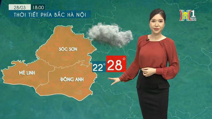 Dự báo thời tiết chiều và tối | 27/03/2024