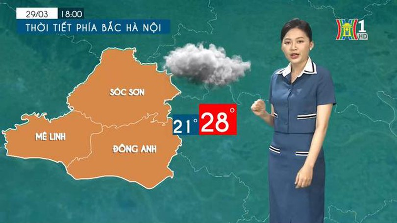 Dự báo thời tiết chiều và tối | 28/03/2024