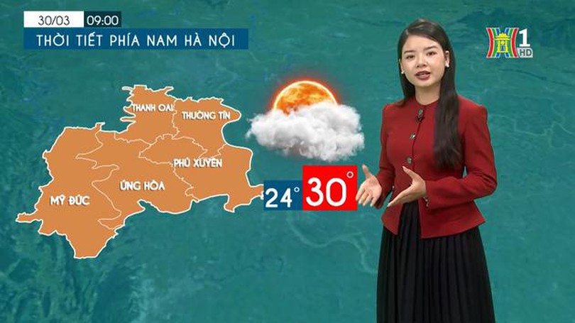 Dự báo thời tiết chiều và tối | 29/03/2024