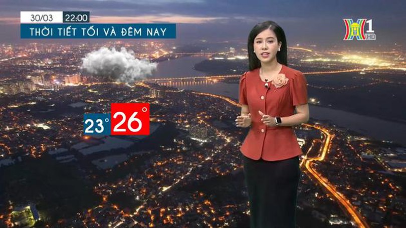 Dự báo thời tiết chiều và tối | 30/03/2024