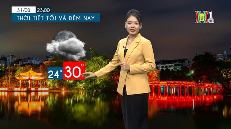 Dự báo thời tiết chiều và tối | 31/03/2024