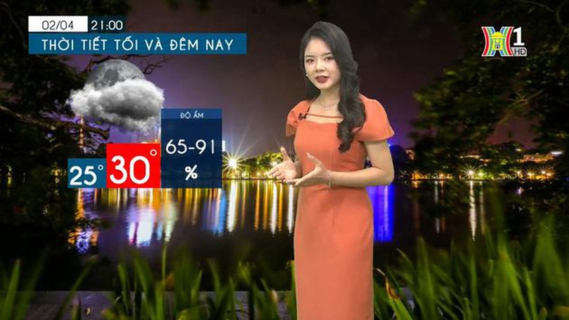 Dự báo thời tiết chiều và tối | 02/04/2024