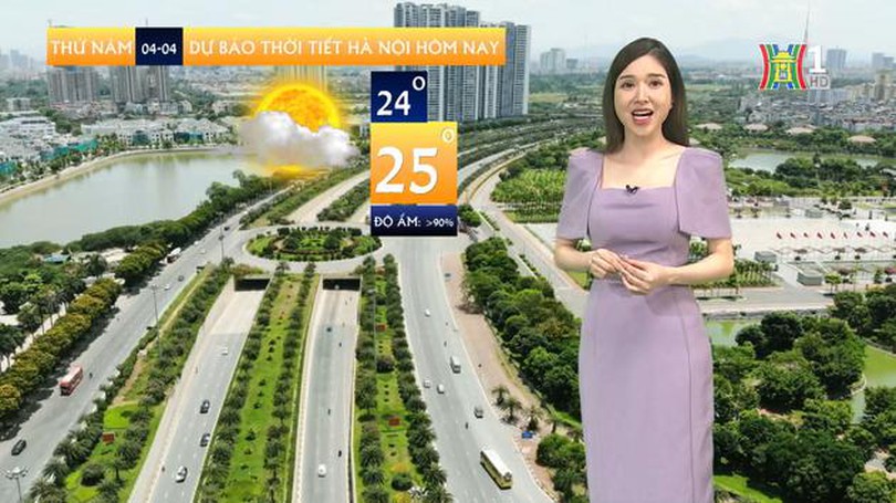 Dự báo thời tiết | 04/04/2024