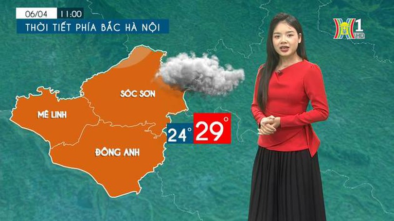 Dự báo thời tiết chiều và tối | 05/04/2024