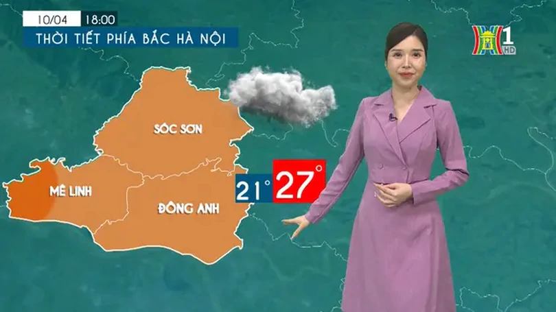 Dự báo thời tiết chiều và tối | 09/04/2024