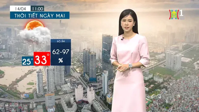 Dự báo thời tiết chiều và tối | 13/04/2024