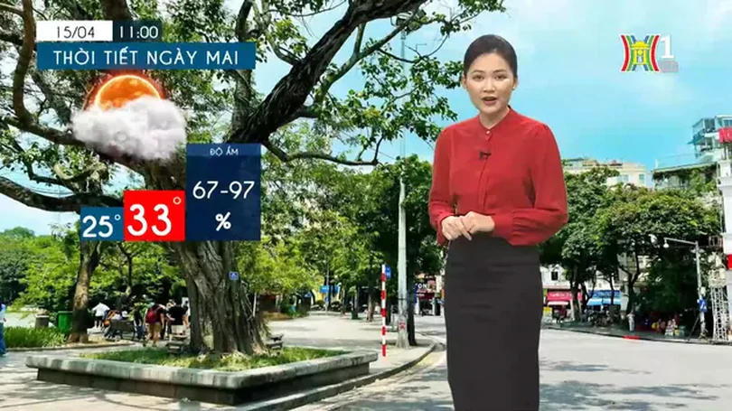 Dự báo thời tiết chiều và tối | 14/04/2024
