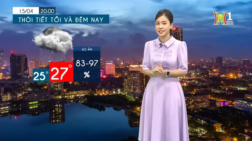 Dự báo thời tiết Hà Nội chiều và tối | 15/04/2024