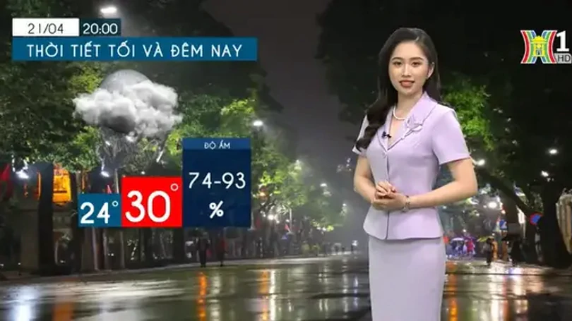 Dự báo thời tiết chiều và tối | 21/04/2024