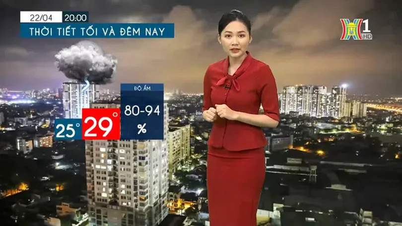 Dự báo thời tiết chiều và tối | 22/04/2024