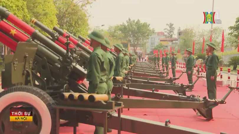 Dàn pháo lễ sẵn sàng chào mừng 70 năm Ngày Chiến thắng
