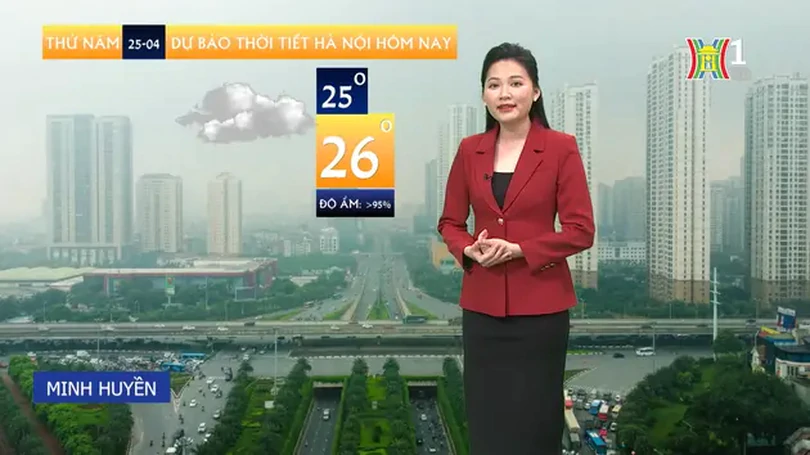 Dự báo thời tiết | 25/04/2024