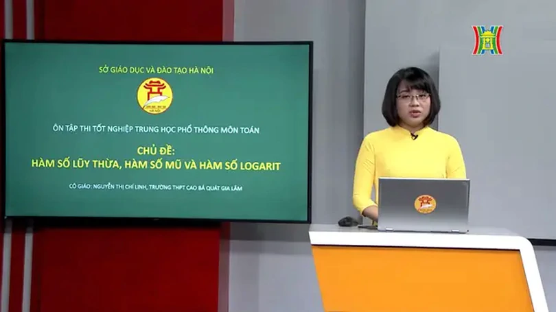 Ôn thi môn Toán: Hàm số luỹ thừa, hàm số mũ và hàm số lôgarit