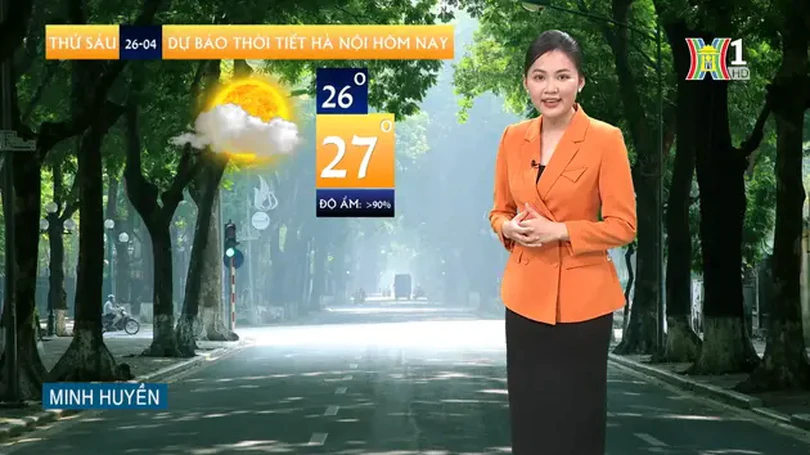 Dự báo thời tiết | 26/04/2024