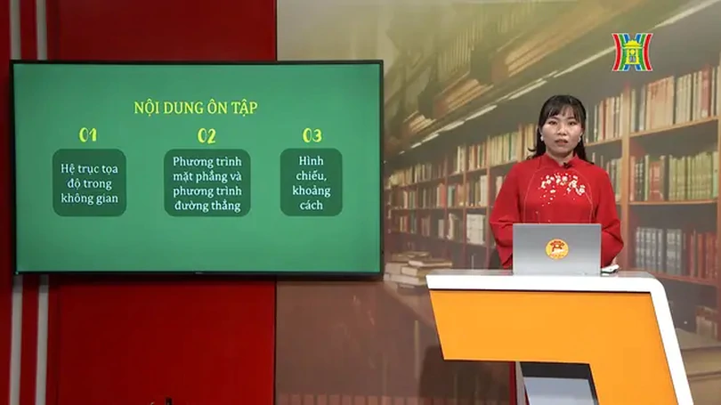 Ôn thi môn Toán: Phương pháp toạ độ trong không gian (Tiết 1)