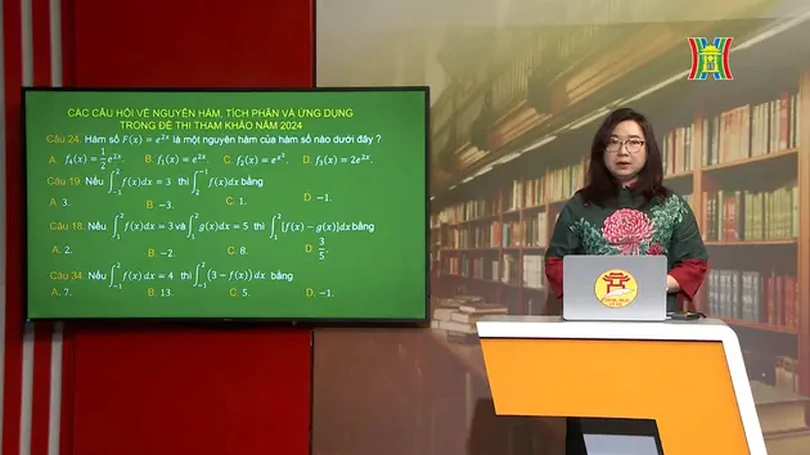 Ôn thi môn Toán: Nguyên hàm, tích phân và ứng dụng