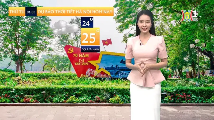 Dự báo thời tiết | 01/05/2024