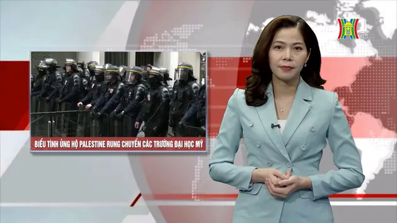 Biểu tình ủng hộ Palestine rung chuyển các trường Đại học Mỹ| Nhìn ra thế giới | 03/05/2024