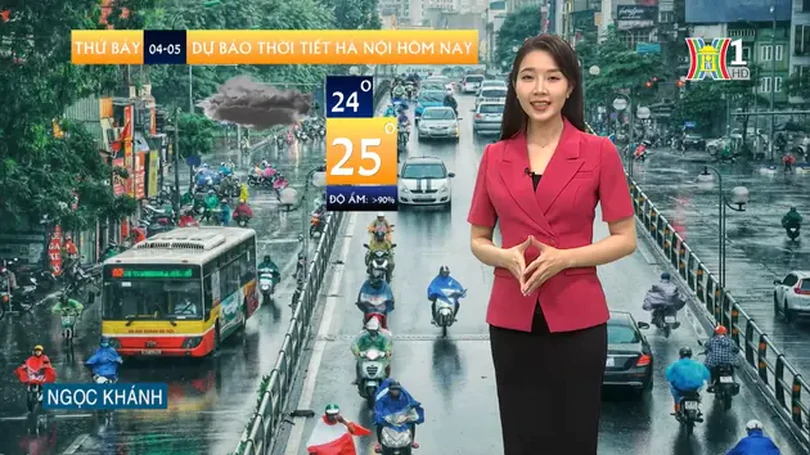 Dự báo thời tiết | 04/05/2024