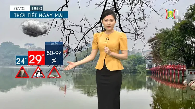 Dự báo thời tiết chiều và tối | 06/05/2024