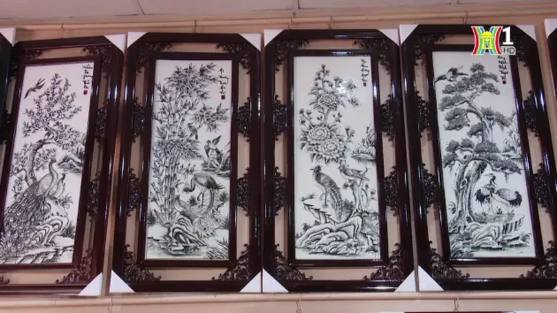 Tranh gốm Kim Lan | Mỗi xã một sản phẩm | 06/05/2024