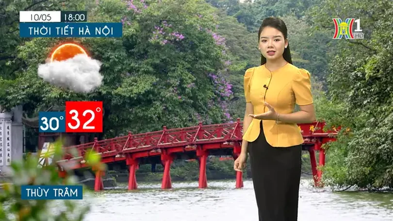 Dự báo thời tiết chiều và tối | 10/05/2024