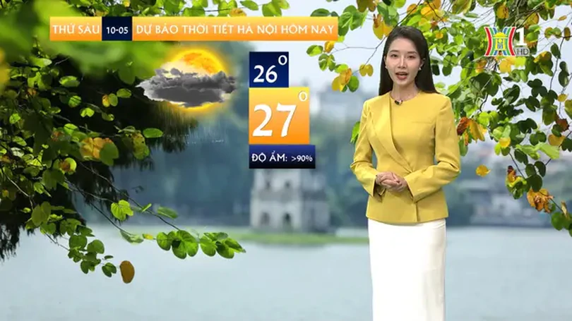 Dự báo thời tiết | 10/05/2024