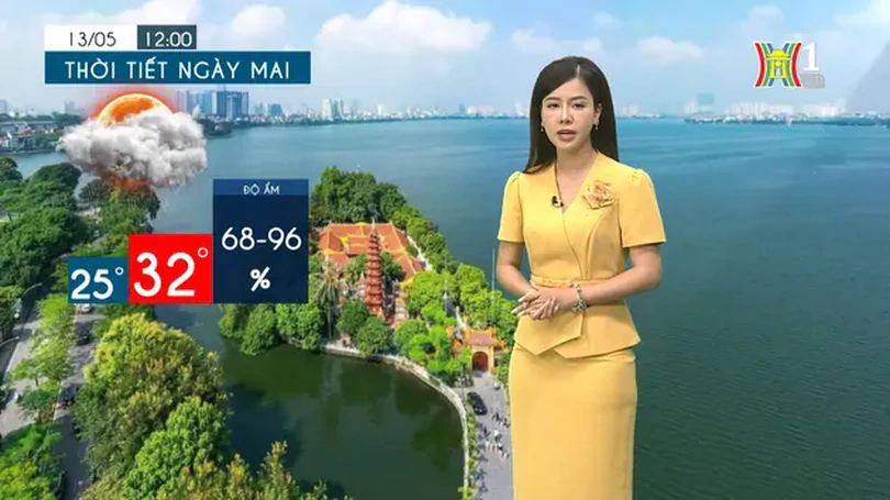 Dự báo thời tiết chiều và tối | 12/05/2024