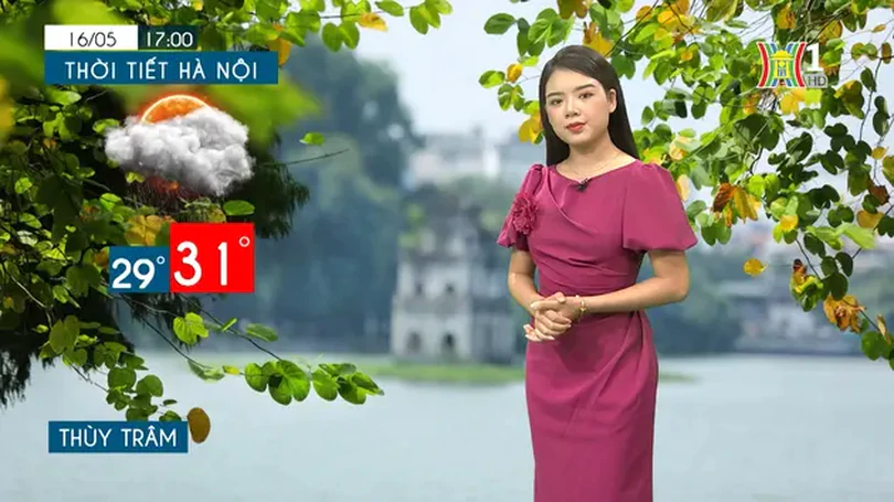 Dự báo thời tiết chiều và tối | 16/05/2024