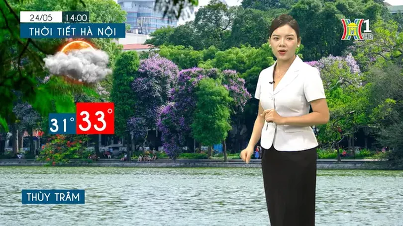 Dự báo thời tiết chiều và tối | 24/05/2024