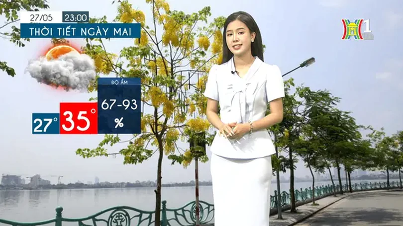 Dự báo thời tiết chiều và tối | 26/05/2024