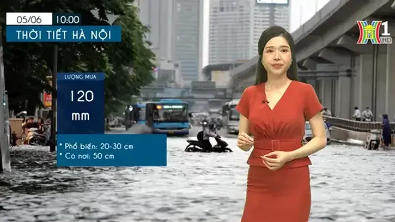 Dự báo thời tiết chiều và tối | 05/06/2024