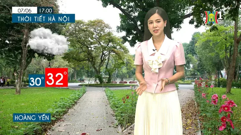 Dự báo thời tiết chiều và tối | 07/06/2024
